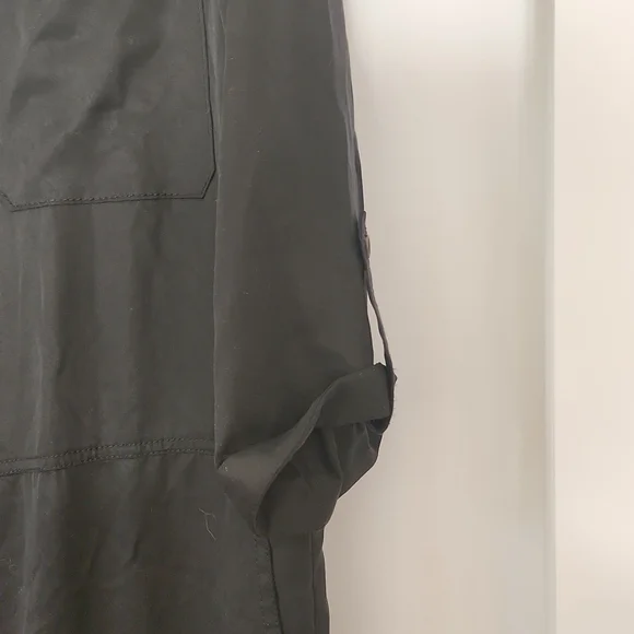 NWT BANANA REPUBLIC BLACK BUTTON DOWN JUMPSUIT - Picture 4 of 15